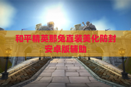 和平精英那兔直装美化防封安卓版辅助